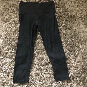 90 degree black high waisted leggings
